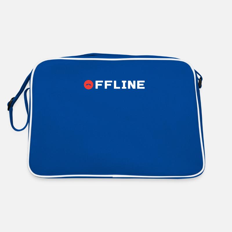Offline No Reception Signal Internet Connection Retro Bag