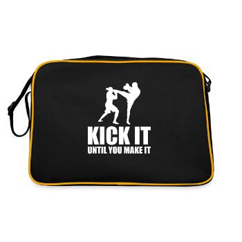 Boxing Boxing Gloves Boxing Martial Arts Kickboxing - Retro Bag - black/gold - Back