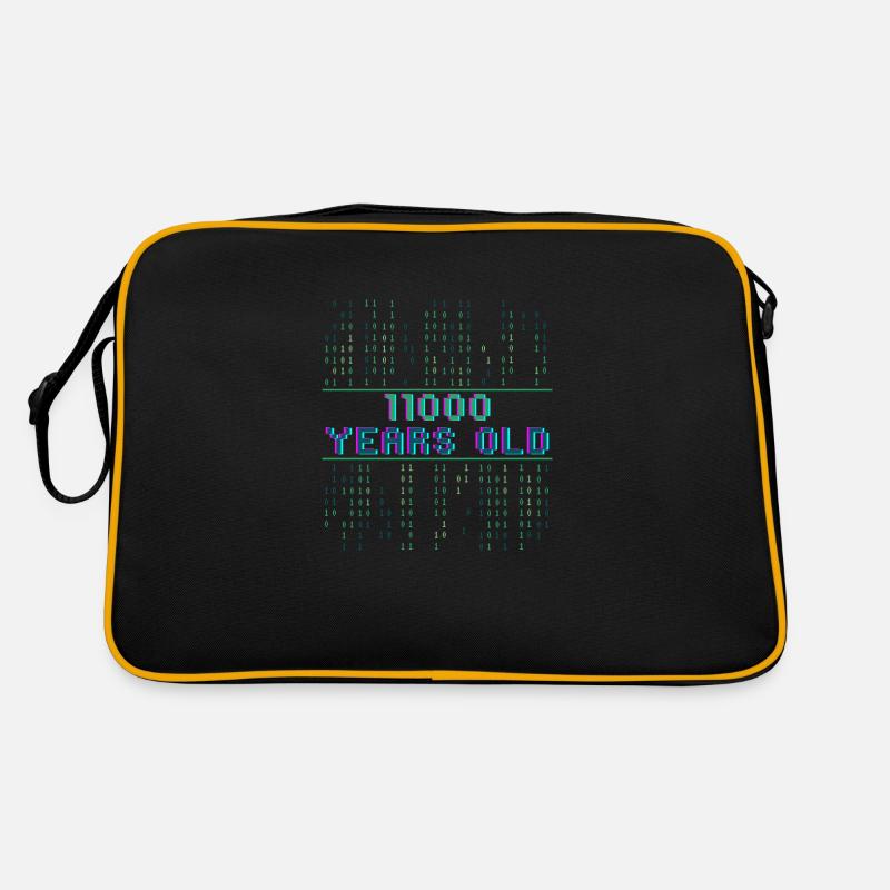 24e anniversaire 24 ans Code binaire Informatique Sac Retro