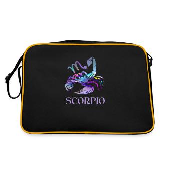 Zodiac Scorpion - Sac Retro - noir/or - Dos