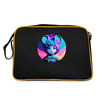 Mouse Girl - Retro Bag - black/gold - Back