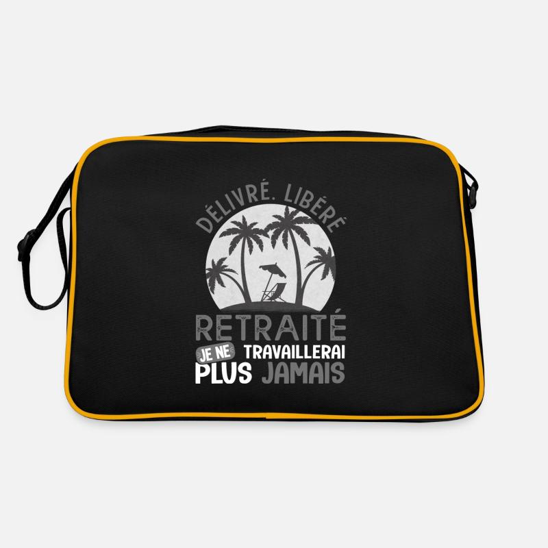 Cadeau retraite libéré delivré retraité Sac Retro