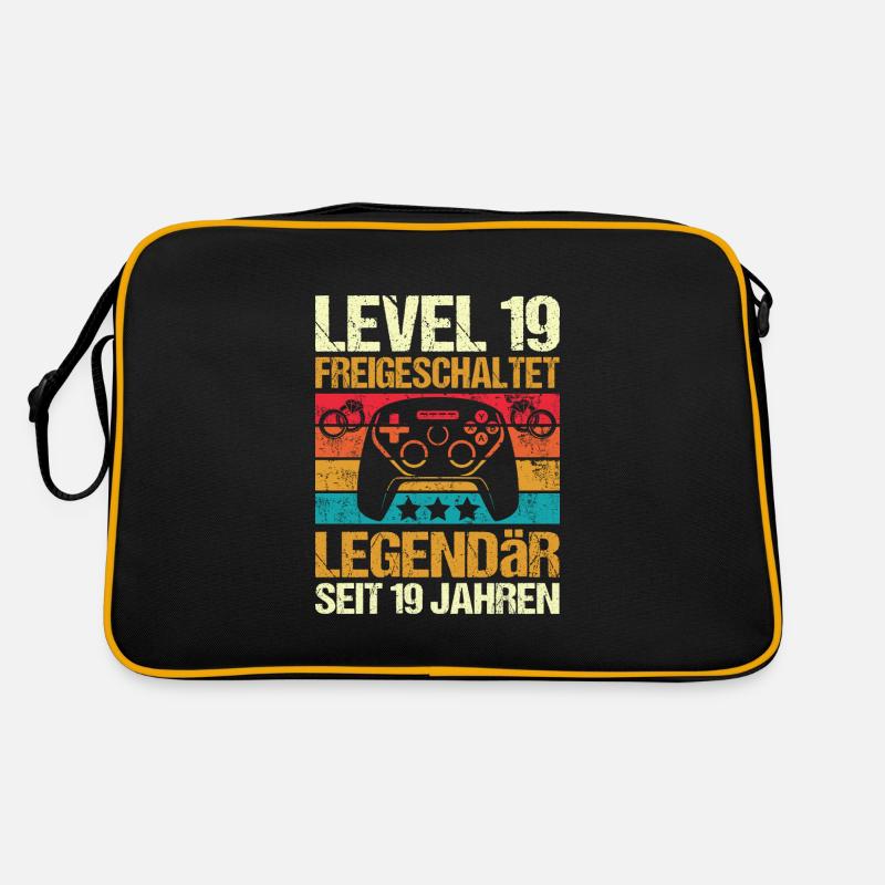 Perlmutthochzeit Hochzeitstag 19 Jahre Mann Eheman Retro Tasche
