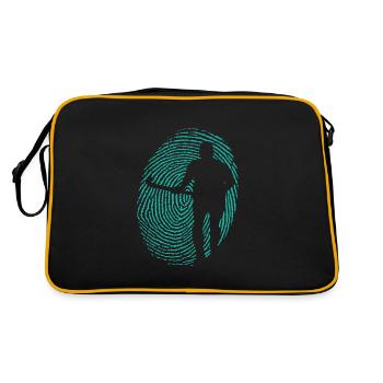 Field hockey Hockey DNA artificial turf ball - Retro Bag - black/gold - Back