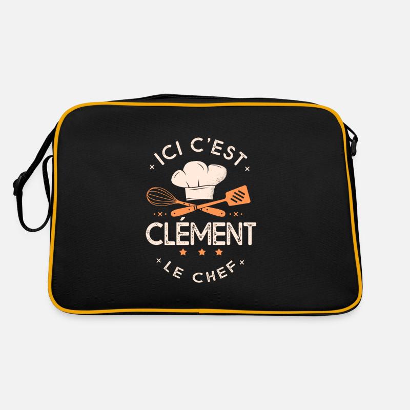 Clément Chef Ici c est Clement le chef cuisinier Sac Retro