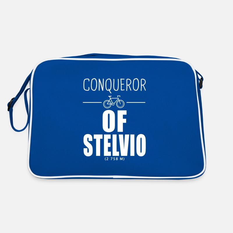Conquérant du Stelvio cycliste Alpes Sac Retro