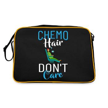 Chemotherapy Chemo Cancer Therapy - Retro Bag - black/gold - Back