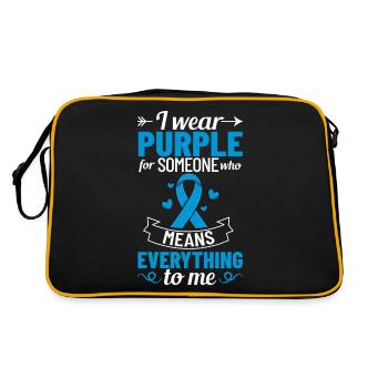 Épilepsie Maladie convulsive Crise d’épilepsie - Sac Retro - noir/or - Dos