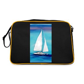 Les marins adorent le catamaran Catamaran Waves Wind - Sac Retro - noir/or - Dos