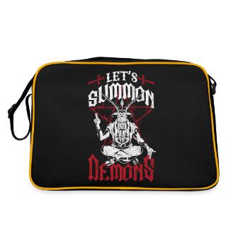 Occult - Retro Bag - black/gold - Back