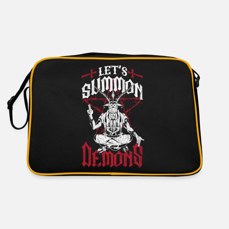 Occult - Retro Bag - black/gold