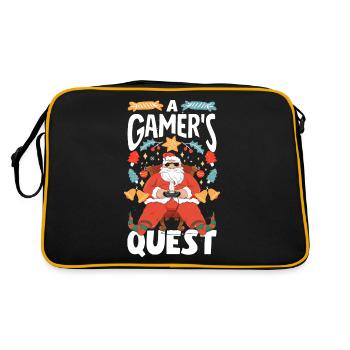 Mode inspirée du jeu Jeux sur le thème des Fêtes - Sac Retro - noir/or - Dos