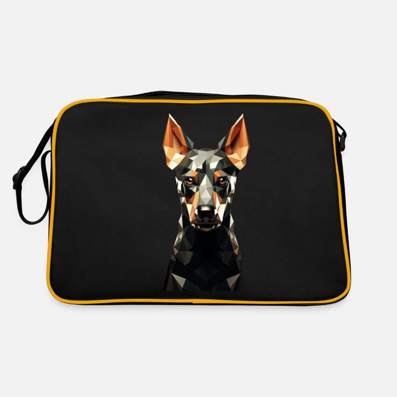 Animation géométrique de chien Sac Retro