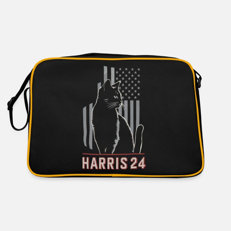 Kamala Harris 24 Cat Lady Supporter Sac Retro