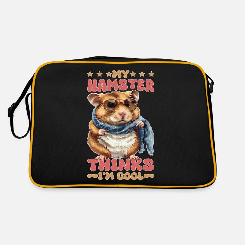 My Hamster Thinks I'm Cool Retro Tasche