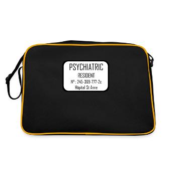 Psychiatric - Sac Retro - noir/or - Dos