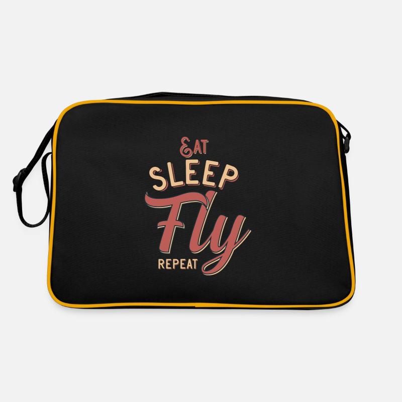 Eat sleep fly repeat Sac Retro