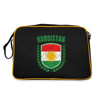 Kurdistan - Sac Retro - noir/or - Dos