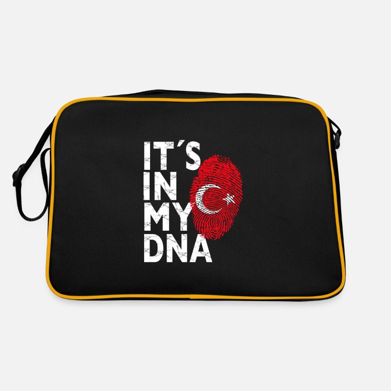 C'est dans mon ADN Tshirt Drapeau de la Turquie pour les Turcs Sac Retro