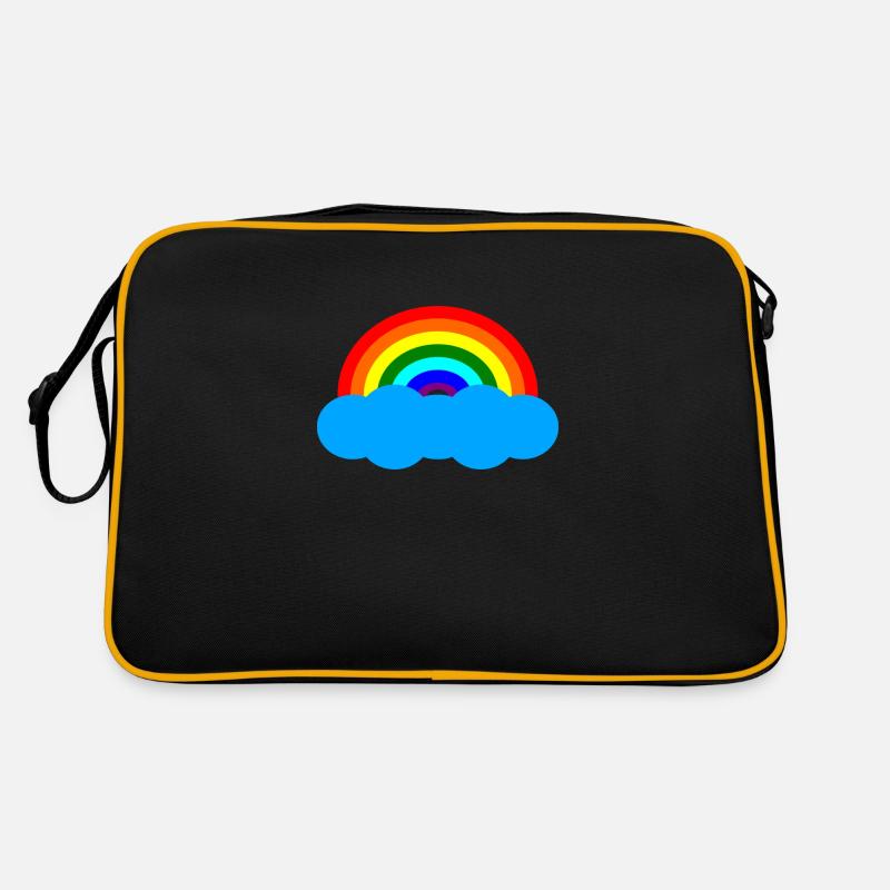 Regenbogen Retro Tasche