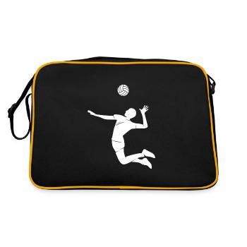 Women's Volley Beach Volleyball Volleyball - Retro Bag - black/gold - Back