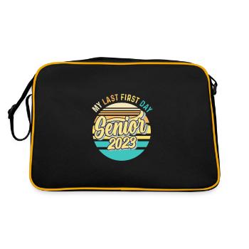 My Last First Day Senior Class of 2023 - Retro Bag - black/gold - Back