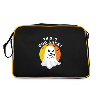 Halloween - Ghost this is boo sheet - Sac Retro - noir/or - Dos