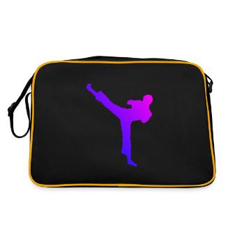 Kickboxing Kickboxer Femmes Kickboxing - Sac Retro - noir/or - Dos