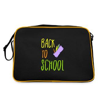school back to school - Retro Bag - black/gold - Back