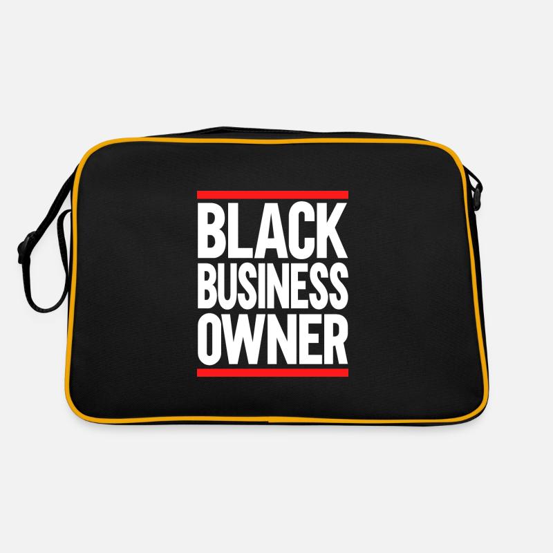 Propriétaire d’entreprise noir Sac Retro