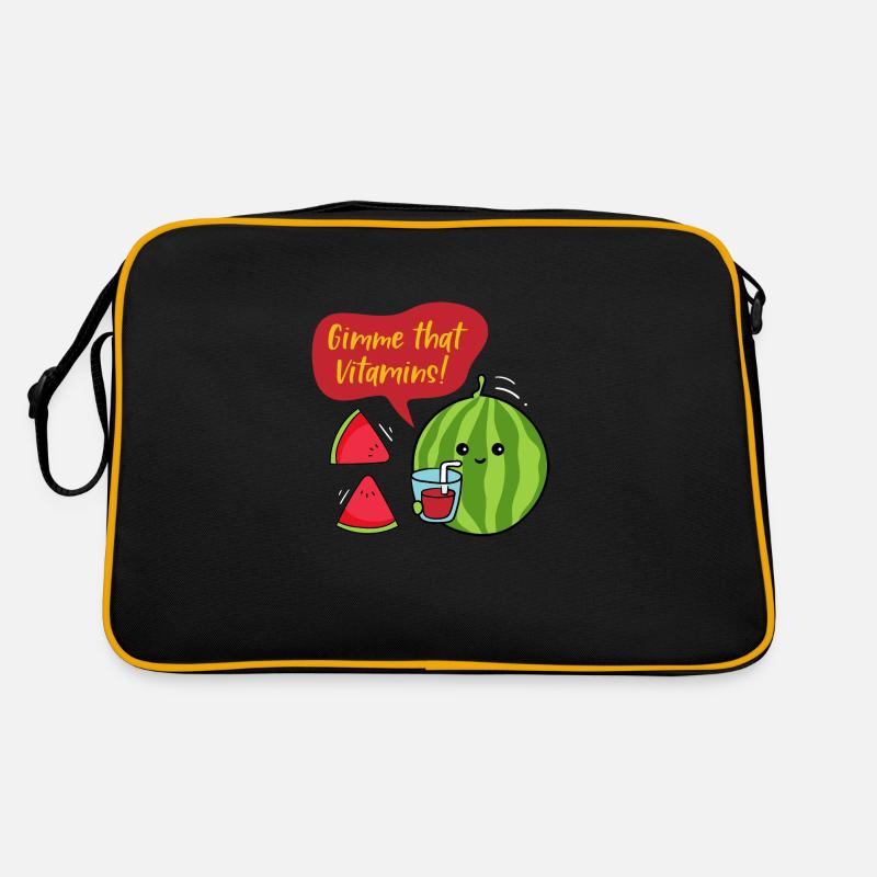 Gimme Vitamins Melon d'eau d'été Sac Retro