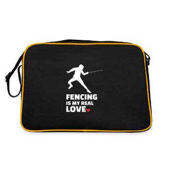Escrime - Sac Retro - noir/or - Dos