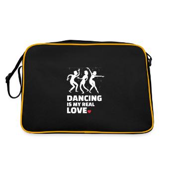 J’adore danser - Sac Retro - noir/or - Dos
