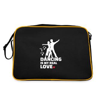 J’adore danser - Sac Retro - noir/or - Dos
