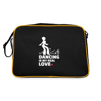 J’adore danser - Sac Retro - noir/or - Dos