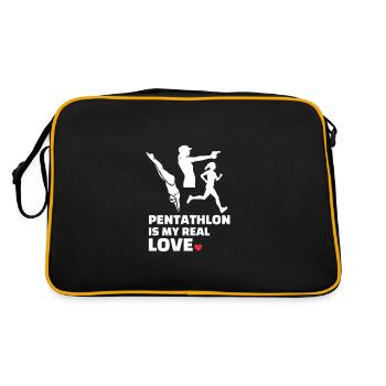 I love Pentathlon - Retro Bag - black/gold - Back