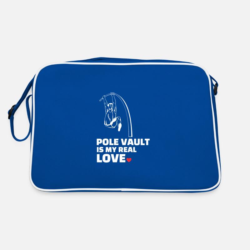 Ich Liebe Stabhochsprung Retro Tasche