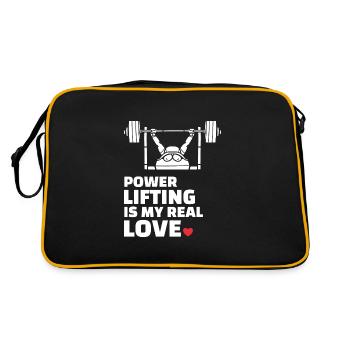 J’adore la dynamophilie - Sac Retro - noir/or - Dos