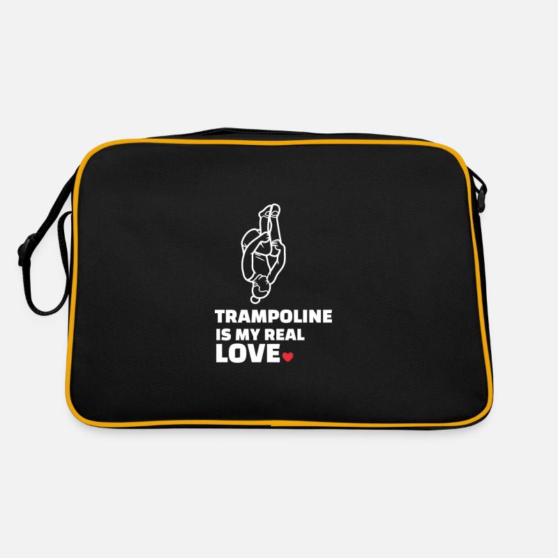 Ich Liebe Trampolin Retro Tasche