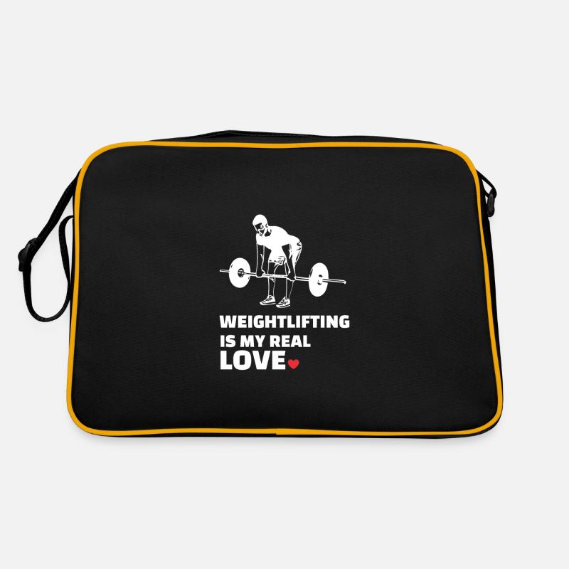 J’adore l’haltérophilie Sac Retro