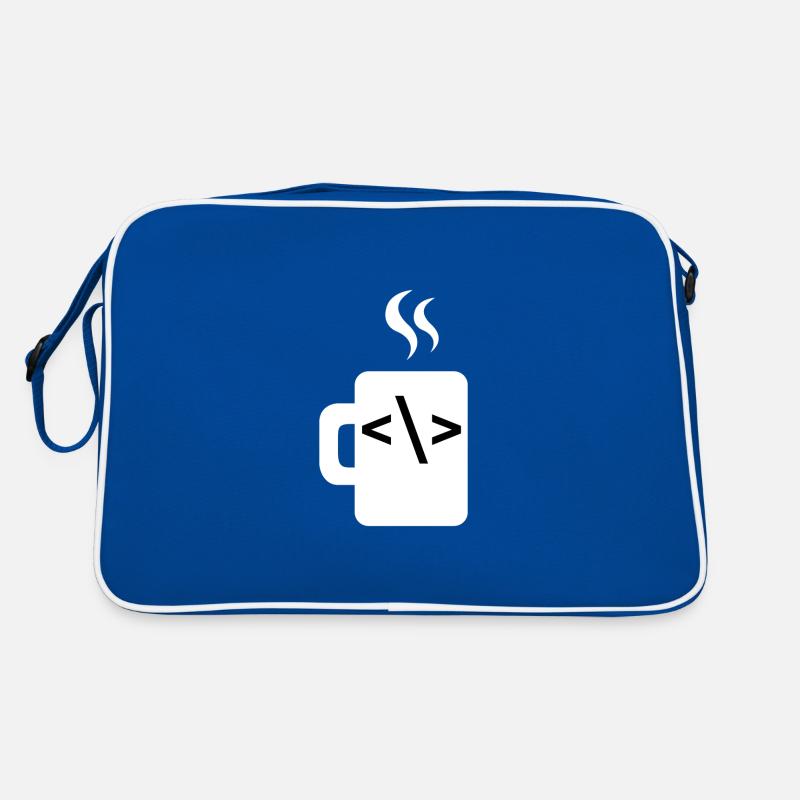 JavaScript-Codesoftware-Entwickler Kaffee Java Retro Tasche