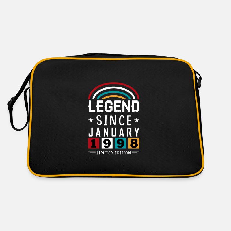 1998 Legend Since Birthday Gift January Retro Bag