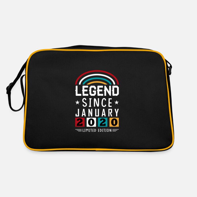 2020 Legend Since Geburtstag Geschenk Januar Retro Tasche