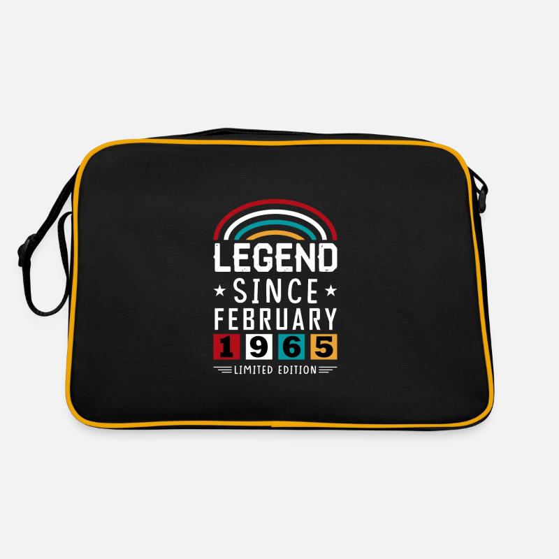 1965 Legend Since Birthday Gift February Retro Bag