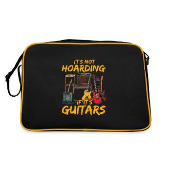 Ce n’est pas de la thésaurisation si ce sont des guitares - Sac Retro - noir/or - Dos