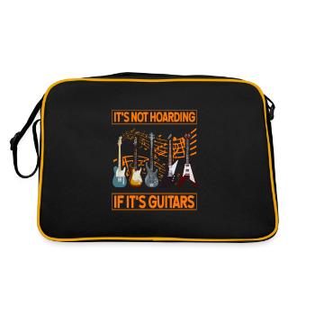 Ce n’est pas de la thésaurisation si ce sont des guitares - Sac Retro - noir/or - Dos
