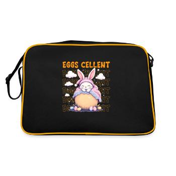 Oeufs Cellent - Sac Retro - noir/or - Dos