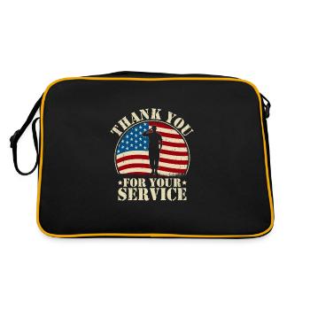 Merci pour votre service - Sac Retro - noir/or - Dos