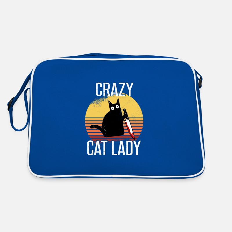 Crazy Cat Lady Retro Bag