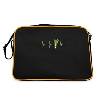 Leek Herzschalg - Retro Bag - black/gold - Back